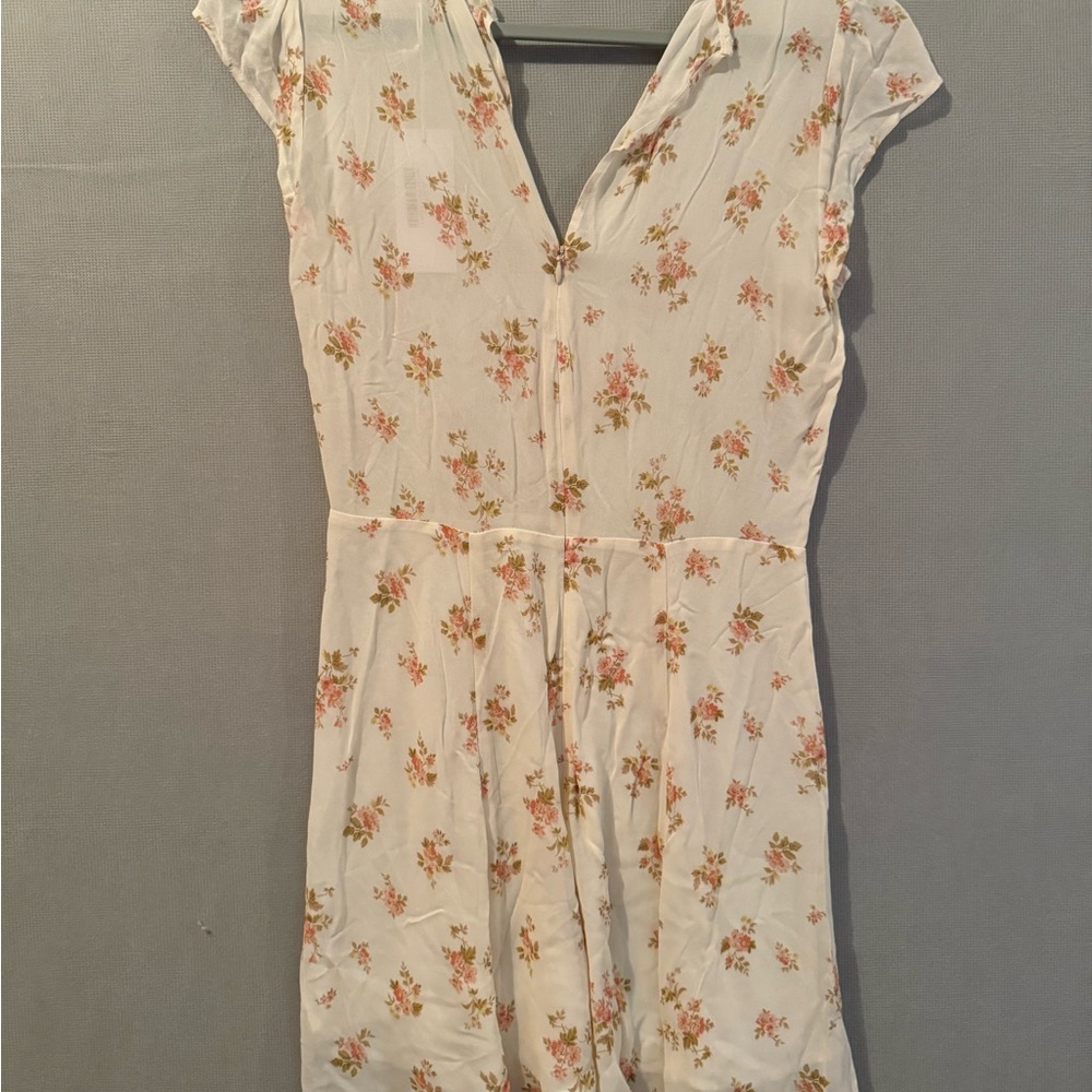 NWT Reformation Deven Floral Mini Dress Mildred Size 6 - Picture 4 of 5